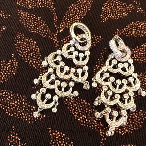Sterling silver CZ earrings